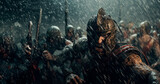 Fototapeta  - Warriors of Ancient Greece: Spartans at the Hot Gates, Their Resolute Bravery and Formidable Phalanx Breaking the Bounds of History


