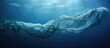 Oceanic pollution caused by discarded fishing nets