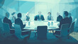 © DRN Studio - Concept vector illustration of business meeting.