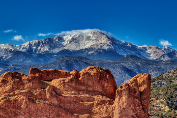 Garden of the Gods and Pikes Peak