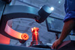 © st.kolesnikov - a worker checks the quality of a tool on special equipment using infrared sensors