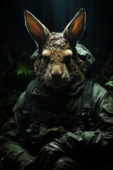Aufkleber - night-vision scope, capturing the nocturnal side of hunting. 