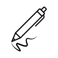 Wall Mural - pen icon design vector template