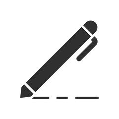 Wall Mural - pen icon design vector template