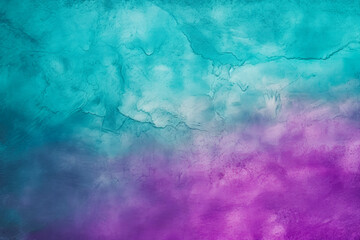 Purple green abstract background gradient. Magenta and turquoise toned background soft gradient two colors paint.