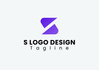 Sticker - abstract logo design | S logo Design | s logo