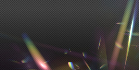 Wall Mural - blurred bokeh retro photo texture, vintage camera glare. use screen overlay mode. realistic diamond 