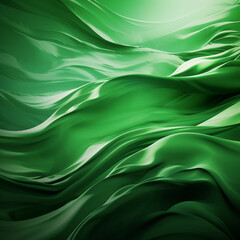 Poster - abstract green background