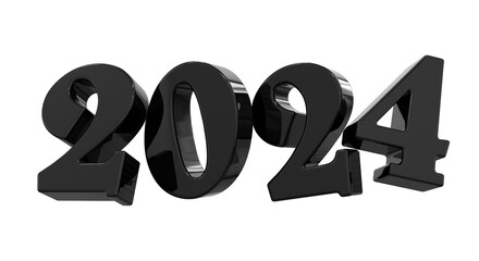 2024 New Year 3d render