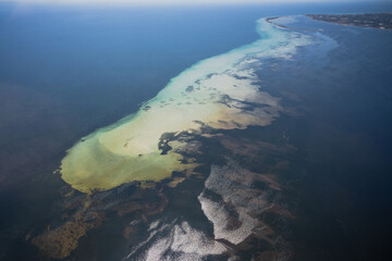 Wall Mural - 
Aerial view of the Tunisian coast - Monastir governorate - Tunisia