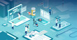 Health care and innovative technology in modern hospital