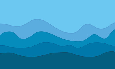  Sea abstract background illustration design vector