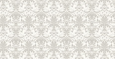 vector vintage wallpaper design with seamless swatch pattern included