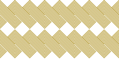 Fototapete - Modern abstract geometric retro vector seamless diagonal pattern with simple elements and shapes. Graphic pastel colored minimalist background.