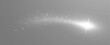 © blagorodez - christmas light effect, sparkling magic dust particles.a trail of golden particles. A trail of stardust. Space sparkling.