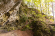 Riesenburg cave ruins in Franconian Switzerland
