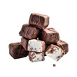 © Ummu - Chocolate covered Marshmallow, transparent background, isolated image, generative AI