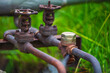 Corrosion rusty through socket tube steam gas leak valve pipeline
