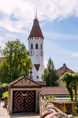 Canvas Print - Dans les rues de Thoune en Suisse