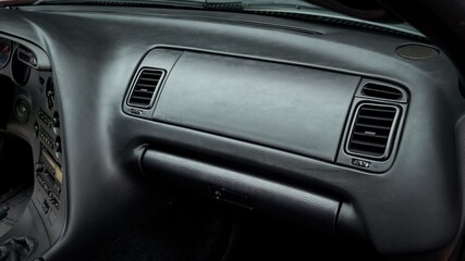 Canvas Print - Air bag on a car dashboard