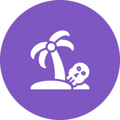 Sticker - skull island icon