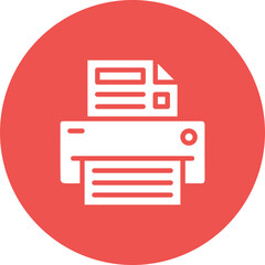 Canvas Print - Printer Icon