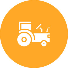 Canvas Print - Tractor Icon