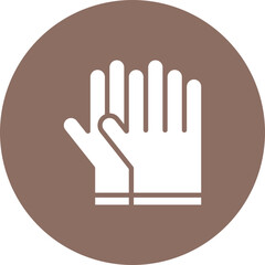 Poster - working gloves icon