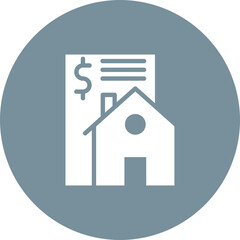 Wall Mural - House Payment Icon