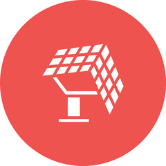 Canvas Print - Solar Panel Icon