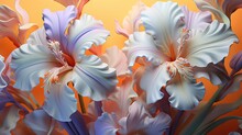  A Bunch Of Flowers That Are In A Vase On A Table.  Generative Ai