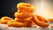  a pile of fried food sitting on top of a table.  generative ai