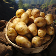 close up of potatoes