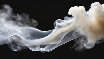Wall Mural - a smoke cut on a transparent background in png format