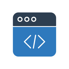 Programming Coding Icon - Browser Icon