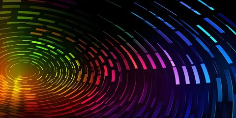 Wall Mural - Rainbow futuristic modern background, colorful gradient wallpaper
