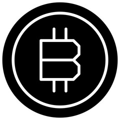 Canvas Print - Bitcoin Icon