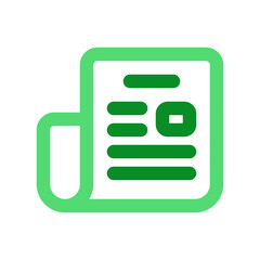 Wall Mural - Editable newspaper, newsletter vector icon. Part of a big icon set family. Perfect for web and app interfaces, presentations, infographics, etc