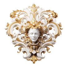 Baroque Influence Object Isolated Png.