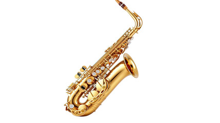 saxophone isolated on white