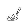 Room Cleaning service line icon