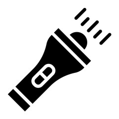 Poster - Flashlight Icon Style