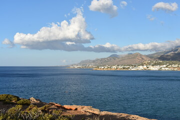 Crete summer 2023 Coast at sunrise