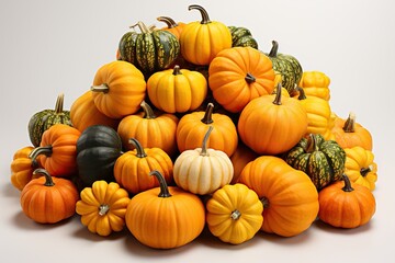 Wall Mural - pumpkins and gourds