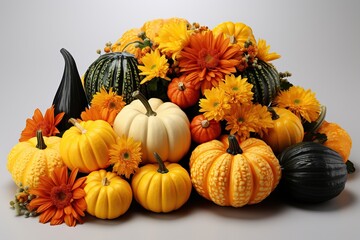 Wall Mural - pumpkins and gourds