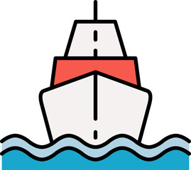 Poster - Ship front icon