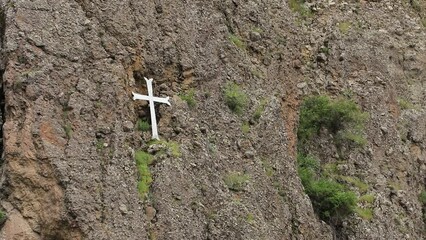 Wall Mural - Mountain scenery around the Monastery of Geghard in Armenia.