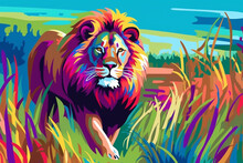 Wpap Stail A Lion In The Meadow