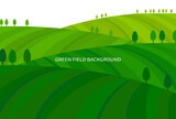 Fototapeta Natura - landscape with green field
