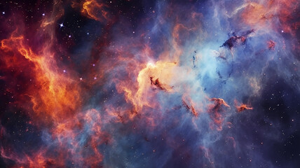 Wall Mural - galaxy cosmos abstract multicolored background.